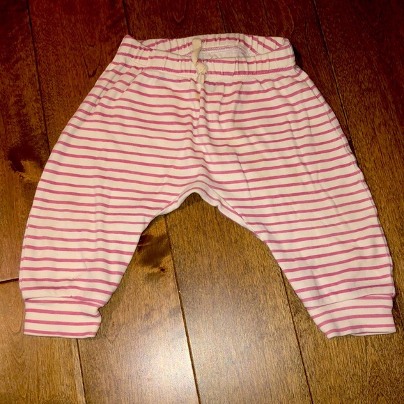 Stripes Away Harem Baby Pants in Petal - Size 6-12M - Picture 2 of 4
